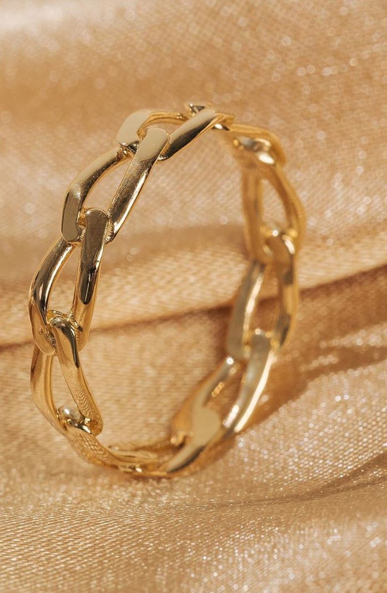 Aurate New York Open Link Ring, Alternate, color, Yellow