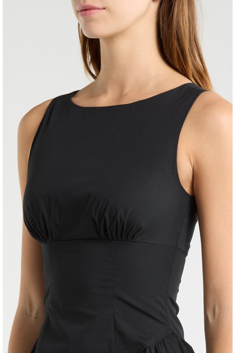 Gwen Flare Minidress, Alternate, color, BLACK