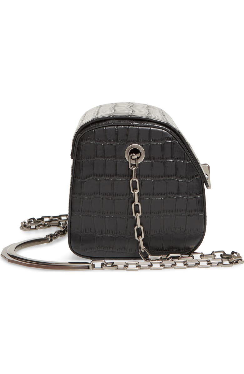 the VOLON PO Trunk Leather Shoulder Bag, Alternate, color,