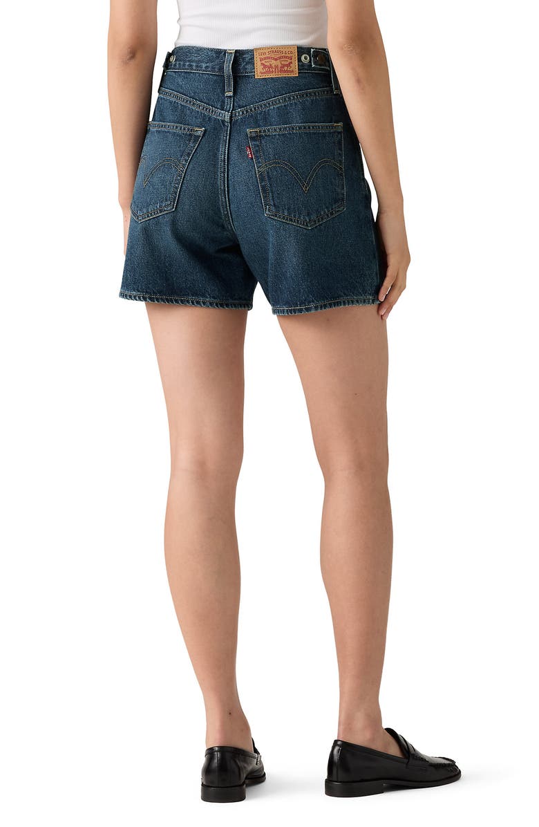 Levi's<sup>®</sup> Cinch Mid Thigh Denim Shorts, Alternate, color, Cookie Crunch