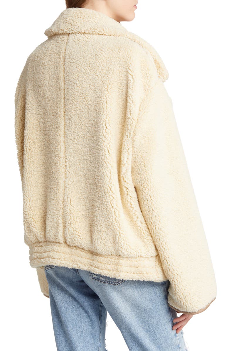 Free People Joplin Faux Fur Teddy Jacket, Alternate, color,