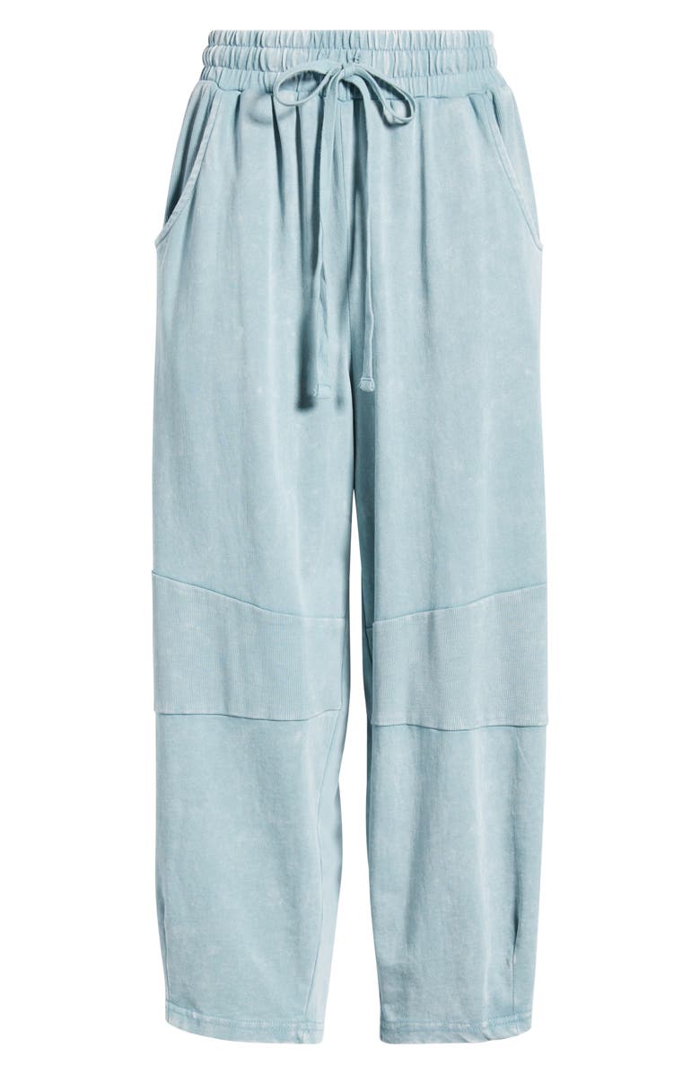 CITY BLUES Cotton Barrel Leg Sweatpants, Alternate, color, Blue Grotto