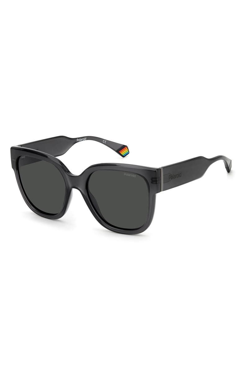 Polaroid 55mm Polarized Square Sunglasses, Alternate, color,