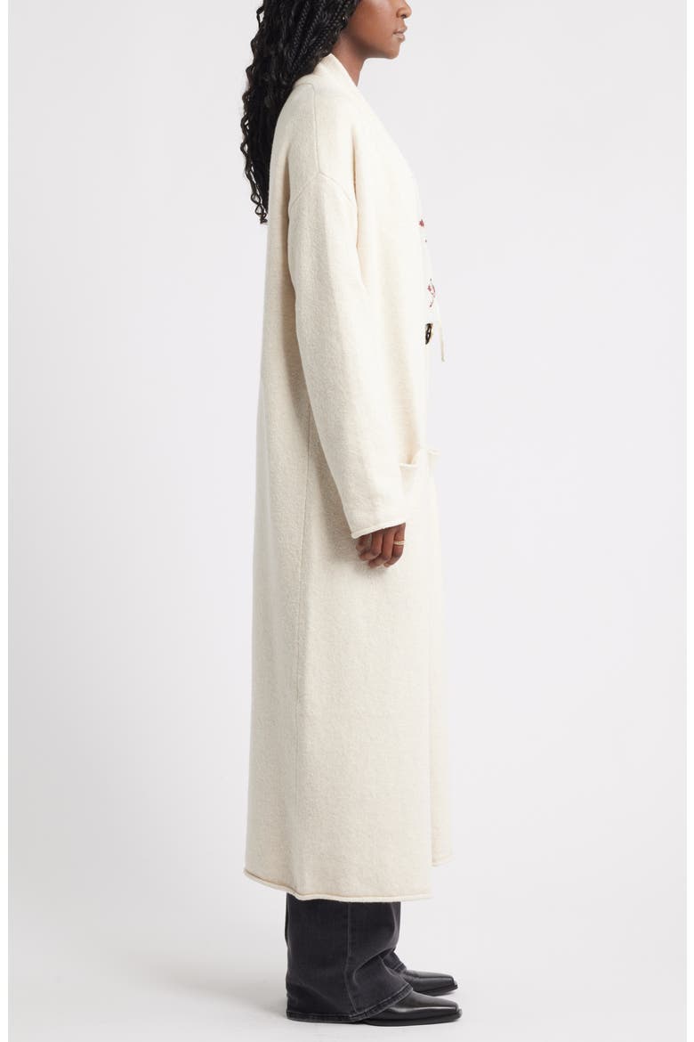 Duster Cardigan, Alternate, color, BEIGE OATMEAL MEDIUM HEATHER