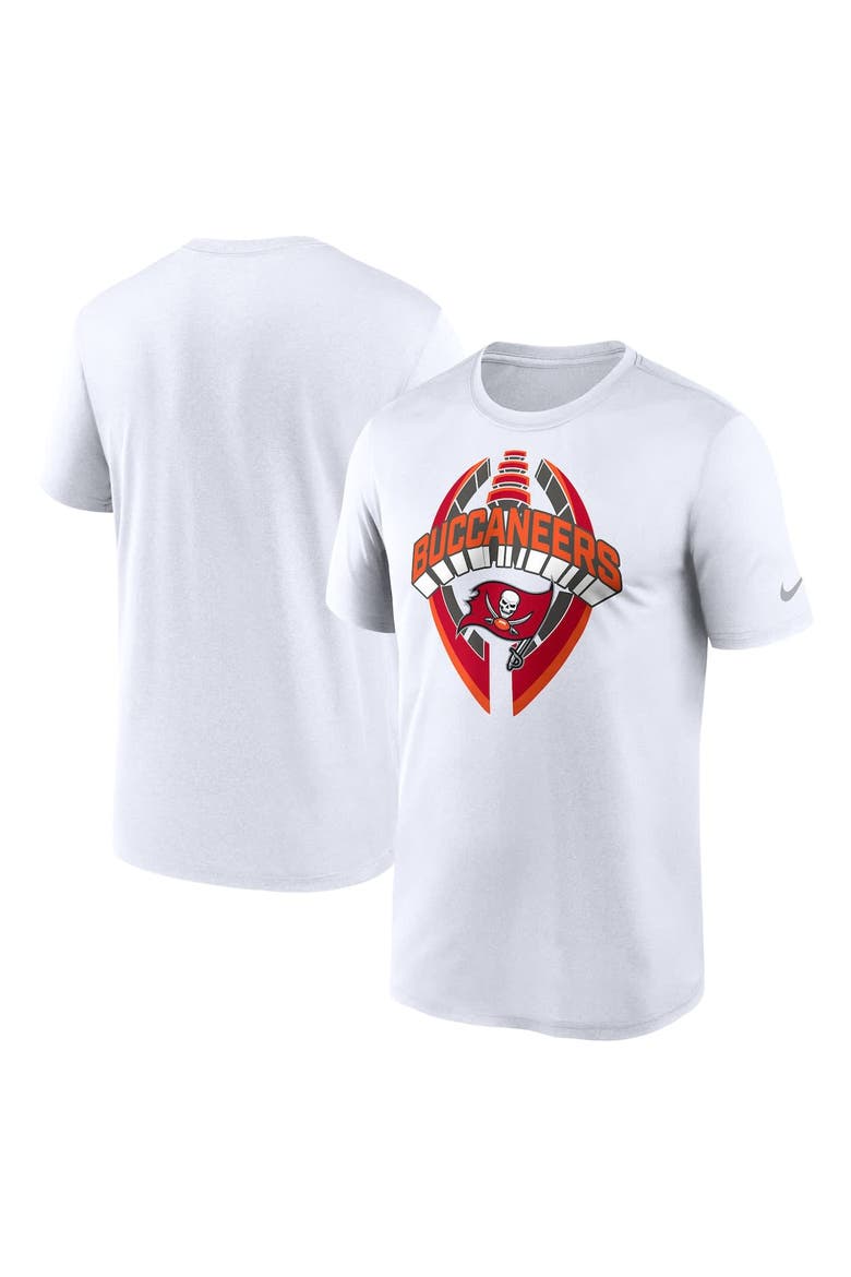 Men's Nike White Tampa Bay Buccaneers Legend Icon Performance T-Shirt, Alternate, color, White