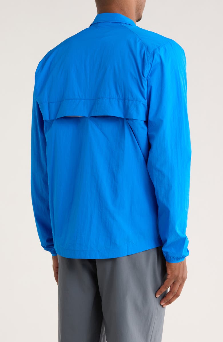 New Balance Athletics Graphic Packable Jacket, Alternate, color, Blue