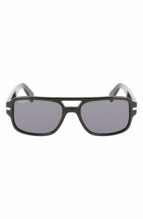 FERRAGAMO 58mm Navigator Sunglasses