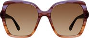 Stuart Weitzman 56mm Gradient Square Sunglasses