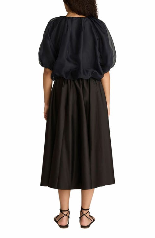 REBECCA TAYLOR REBECCA TAYLOR SILK CHIFFON BUBBLE TOP