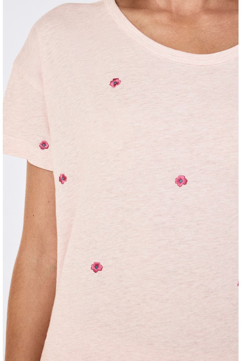Jada Posy Organic Cotton Pajamas, Alternate, color, PETAL PINK
