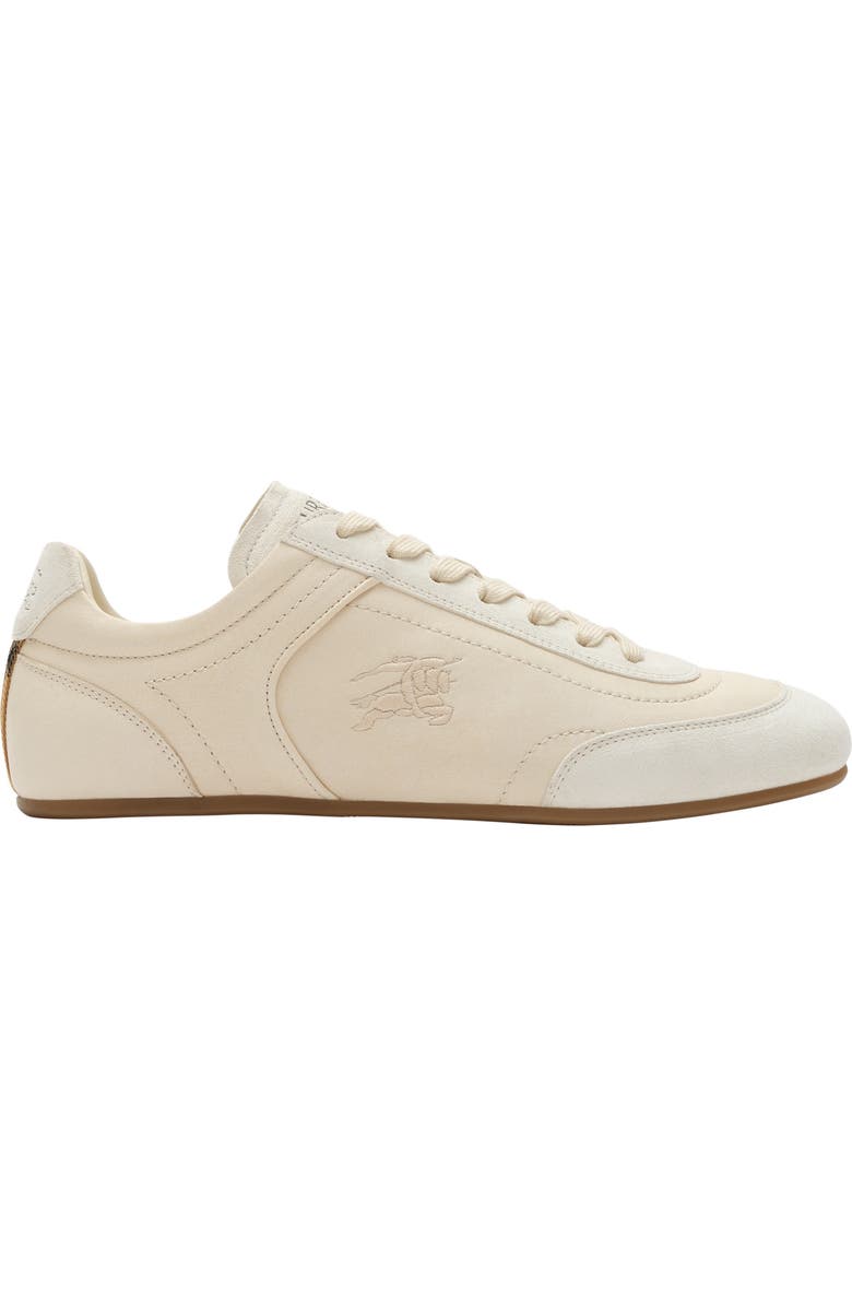 Burberry Leather Knight Runner Sneakers, Main, color, Dove Beige