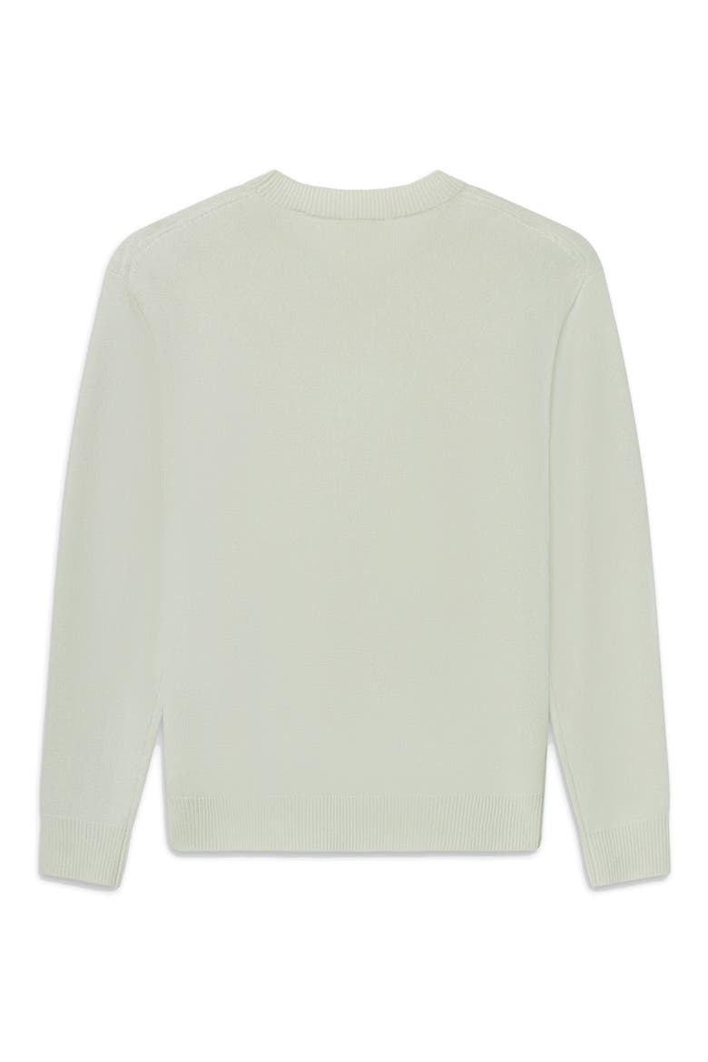 Lightweight Cashmere Crewneck Sweater, Alternate, color, PALE GREEN
