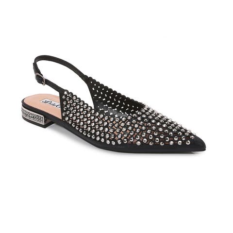 Rhinestones Slingback With Multi Jewel Heel Pump