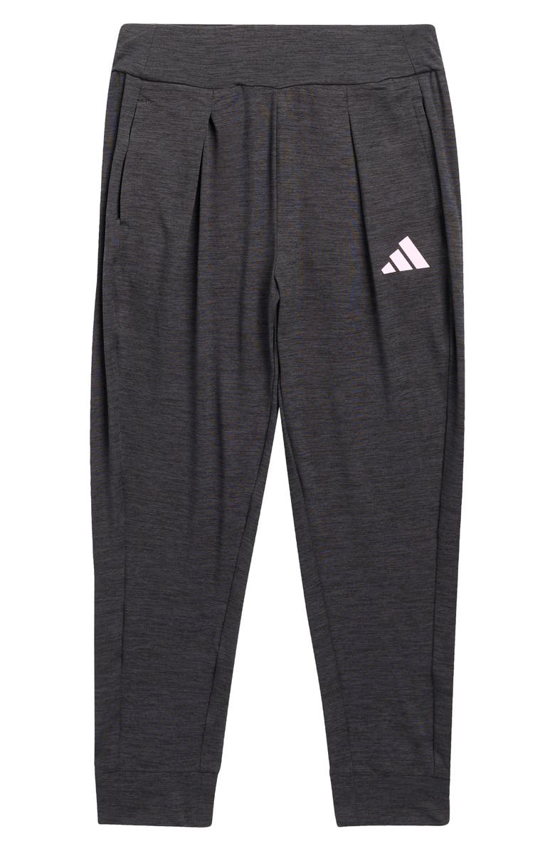 adidas Kids' Cuffed Activewear Joggers, Main, color, Grey W/ Black
