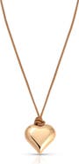 Ettika Puffy Heart Pendant Necklace
