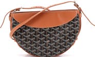 Pre-Owned Goyard Hirondelle Shoulder Bag Coated Canvas and Leather