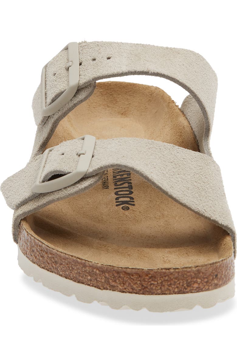 Birkenstock Arizona Slide Sandal, Alternate, color, Oyster