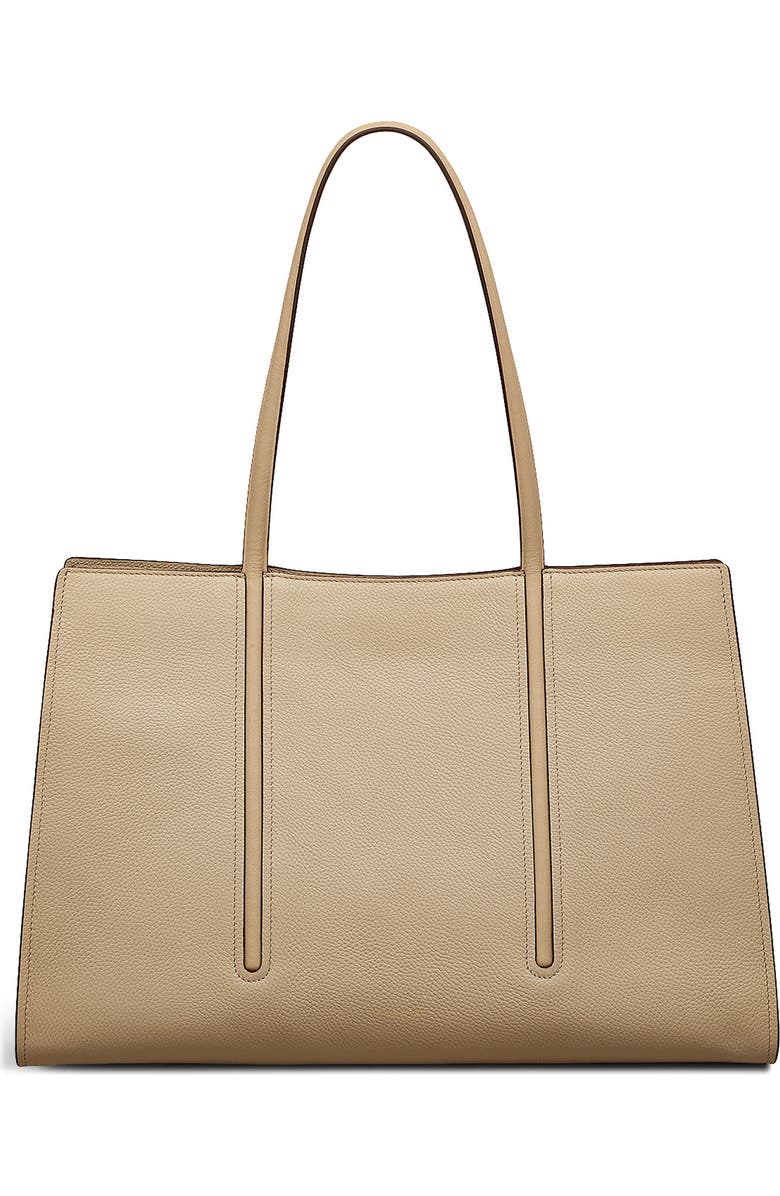 Radley Portland Place Large Open Top Leather Tote, Main, color, Stone