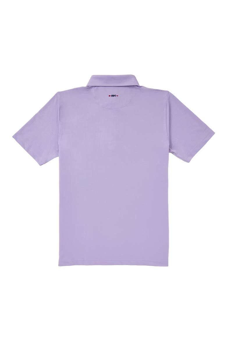 Solid Piqué Performance Golf Polo, Alternate, color, LILAC