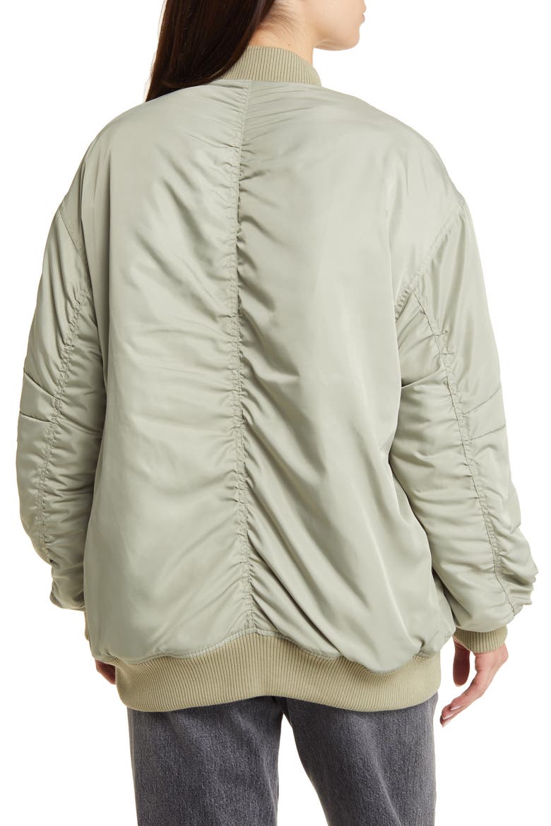Oversize Bomber Jacket, Alternate, color, AUTO PILOT
