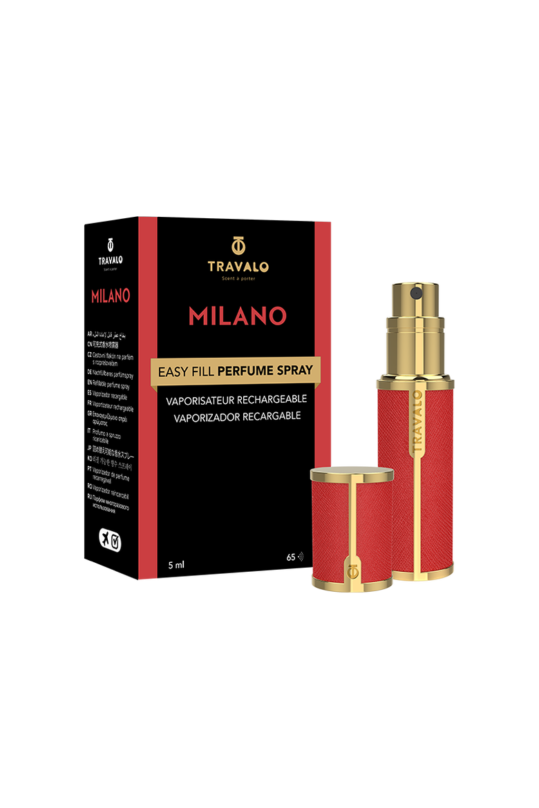 Milano - Red & Gold, Alternate, color, Holiday Red