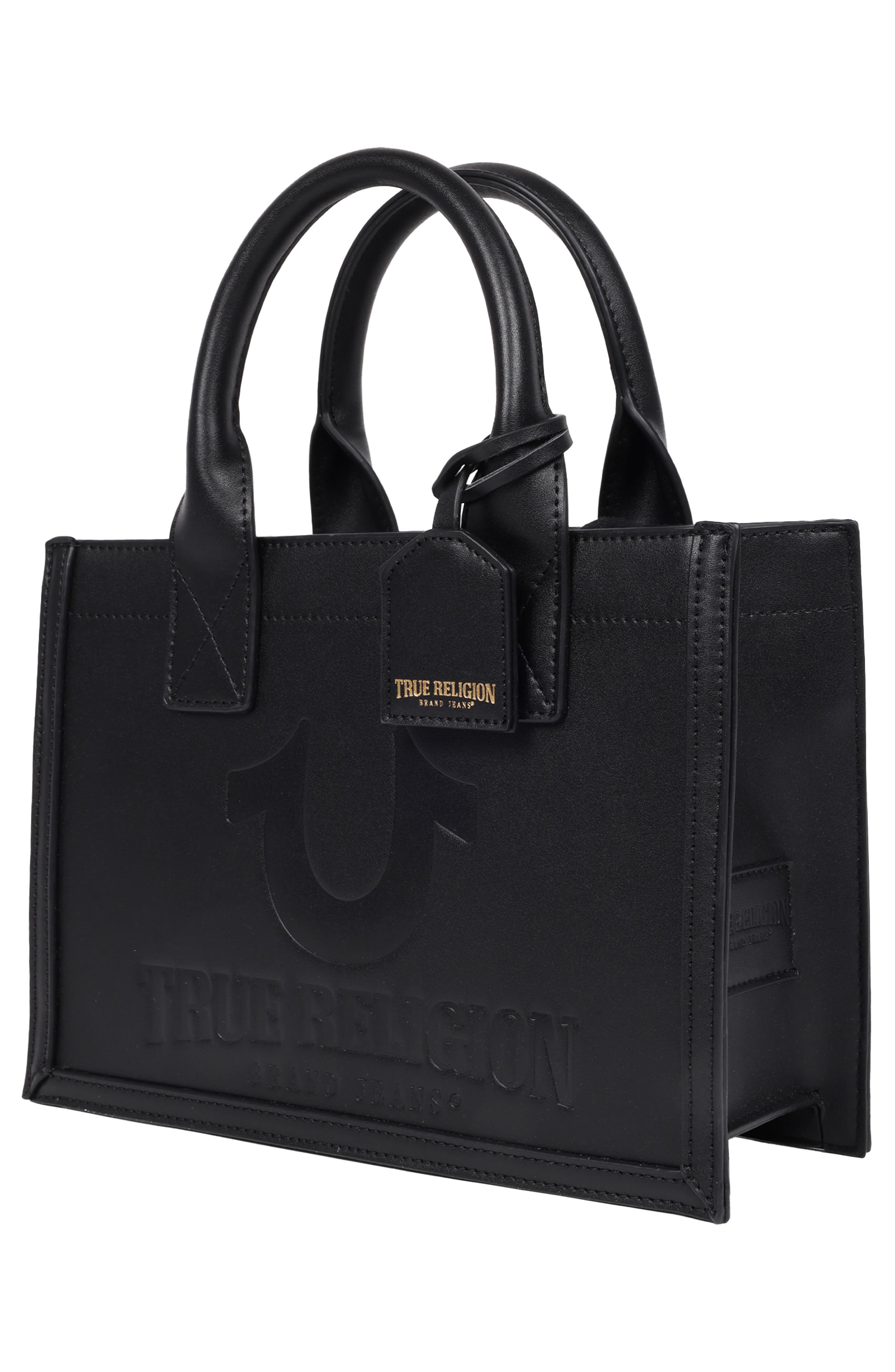 True Religion Modern Debossed Logo Tote, Alternate, color, 