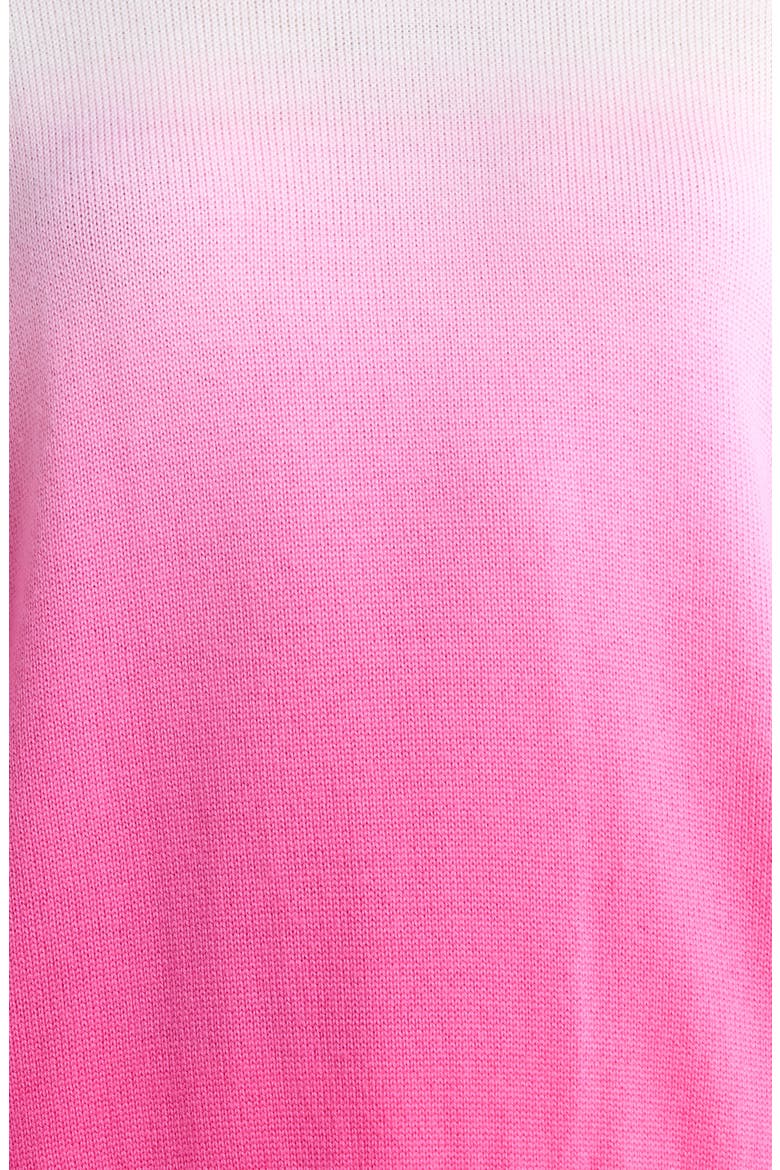 Dip Dyed Merino Wool Hoodie, Alternate, color, CHALK WHITE / KNOCKOUT PINK