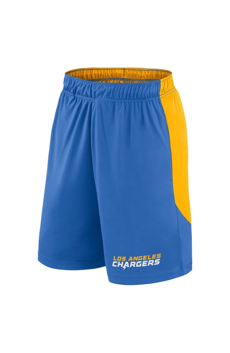 FANATICS Men's Fanatics Powder Blue/Gold Los Angeles Chargers Launch Shorts, Alternate, color, 