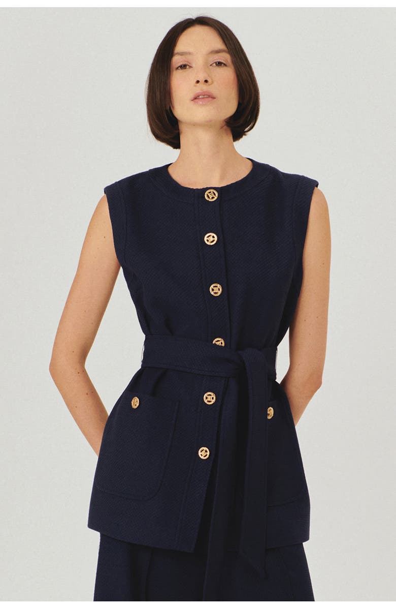 Exquise Phoenix Vest, Main, color, Navy Blue