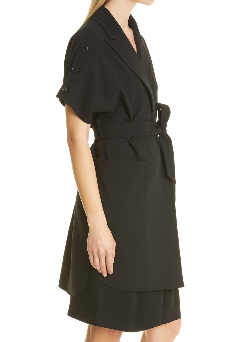 Cestino Wool Stretch Crepe Jacket, Alternate, color, BLACK