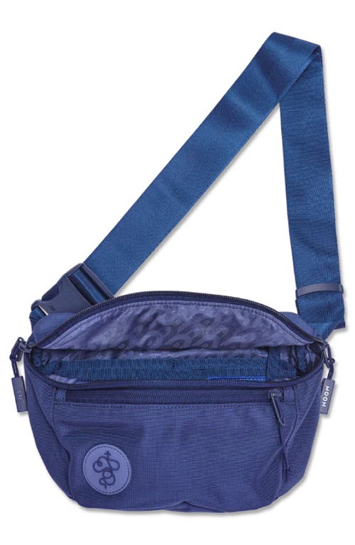 Baboon To The Moon Core Water Resistant Nylon Mini Belt Bag In Blue