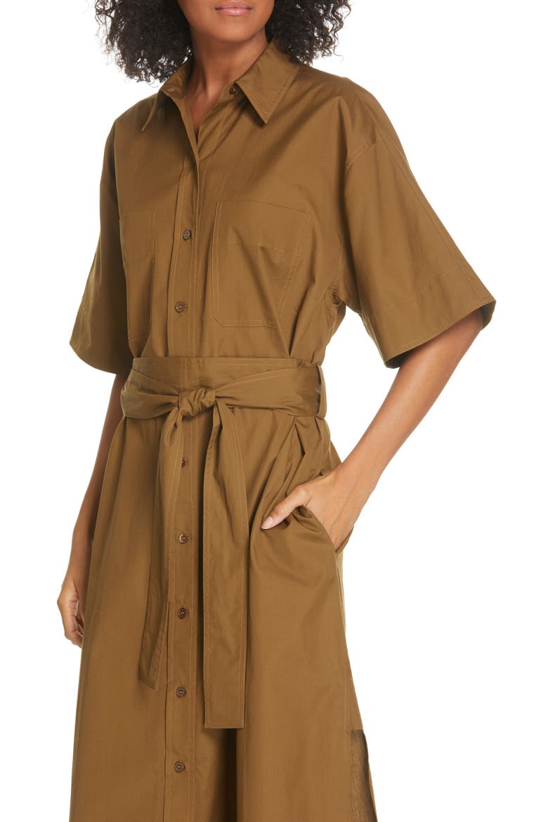 Utility Shirtdress, Alternate, color, COTTONWOOD