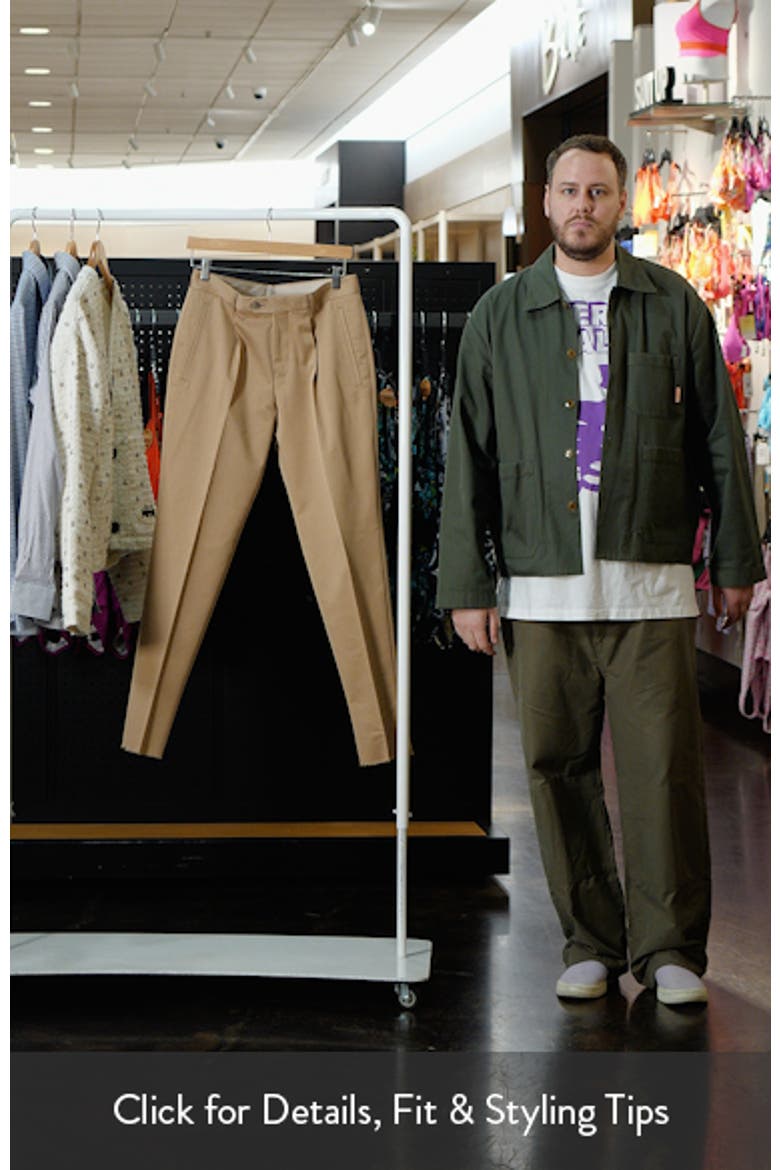 Peet Pleated Virgin Wool Dress Pants video