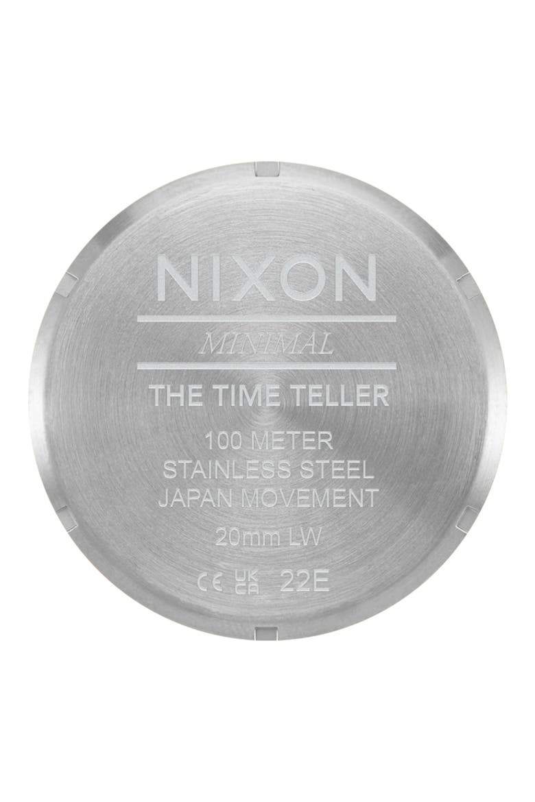 Time Teller Bracelet Watch, 37mm, Alternate, color, SILVER / ROSE GOLD / BLACK