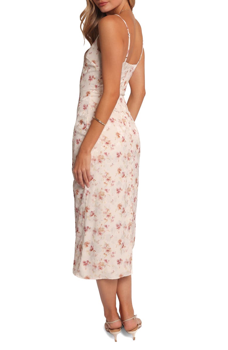 Petal & Pup Elysian Floral Print Midi Dress, Alternate, color, Pink Floral