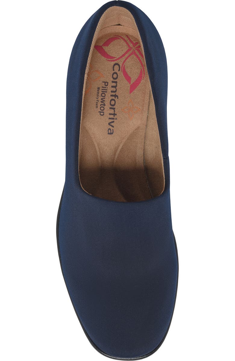 Comfortiva Dana Platform Wedge Slip-On, Alternate, color, Sky Navy