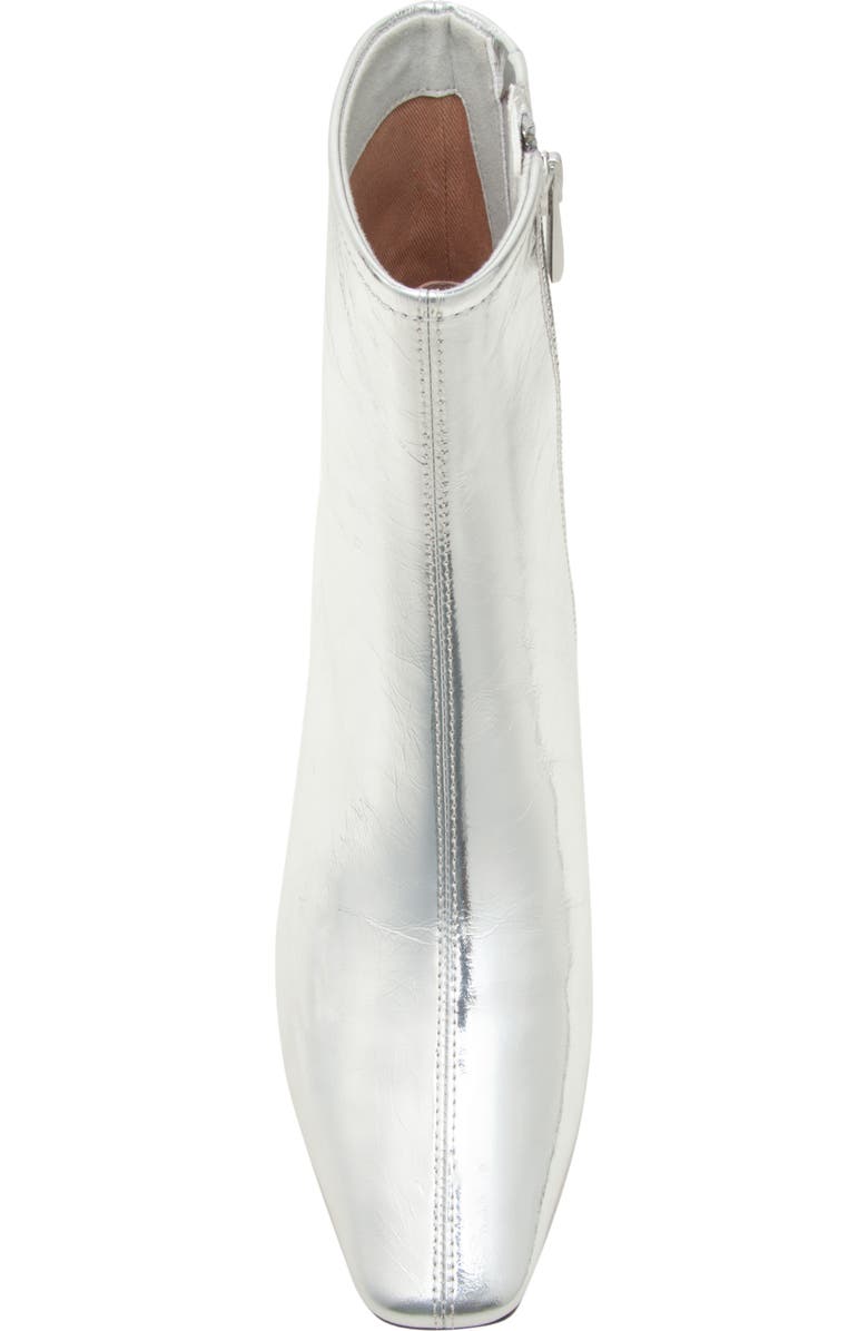 Linea Paolo Wrenly Block Heel Bootie, Alternate, color, Silver