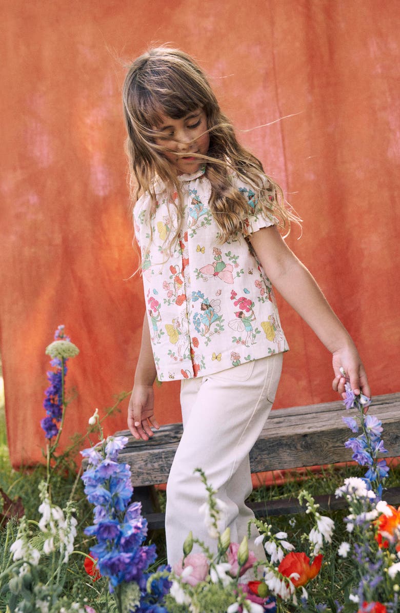 Mini Boden Kids' Collared Cotton Top, Alternate, color,