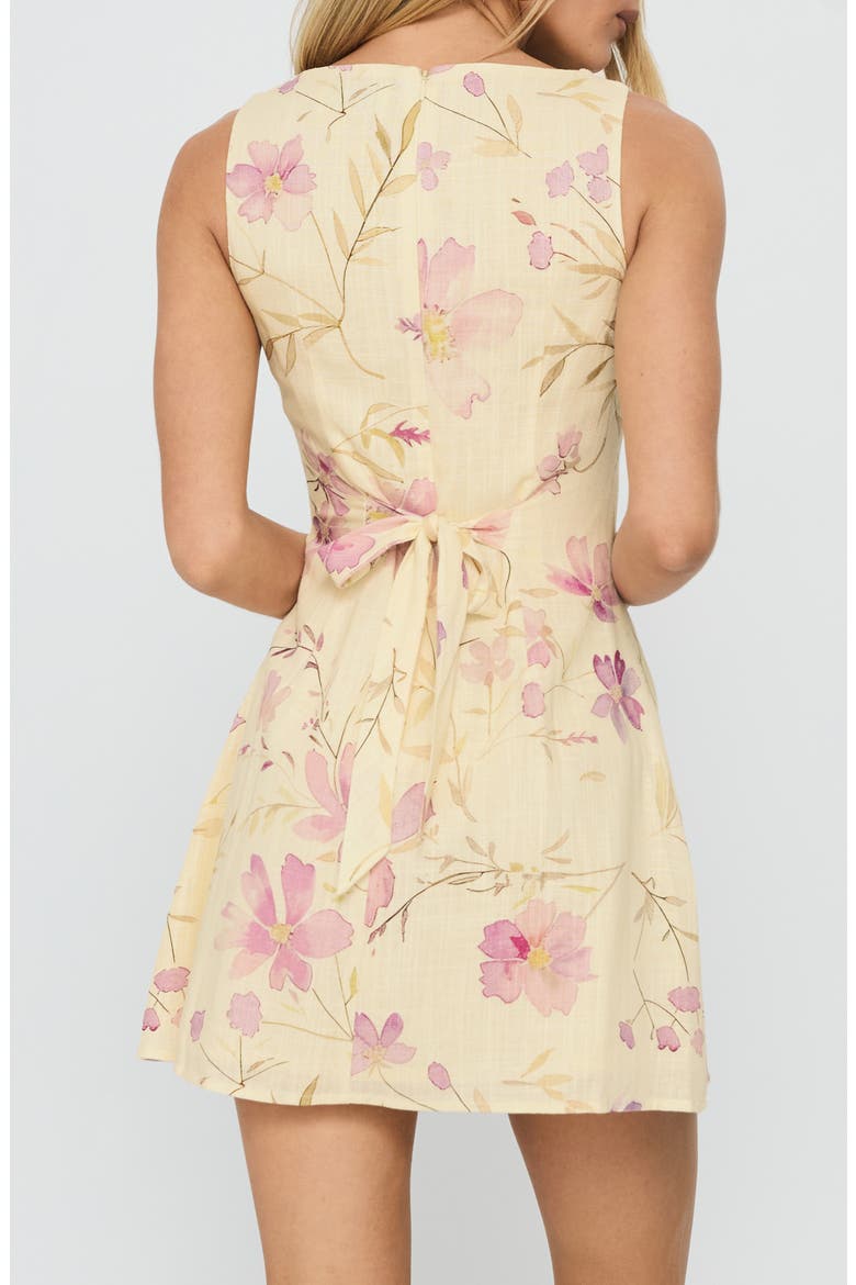 Alfalfa Floral Minidress, Alternate, color, CREAM FLORAL