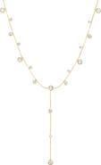BEN ONI Bezel Cubic Zirconia Y Necklace