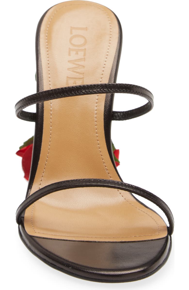Loewe Rose Heel Sandal, Alternate, color,