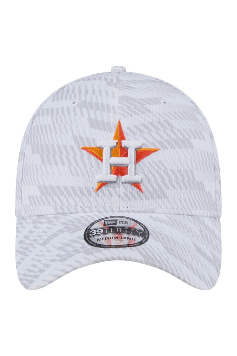 Men's New Era  White Houston Astros Graded 39THIRTY Stretch Fit Hat, Alternate, color, White