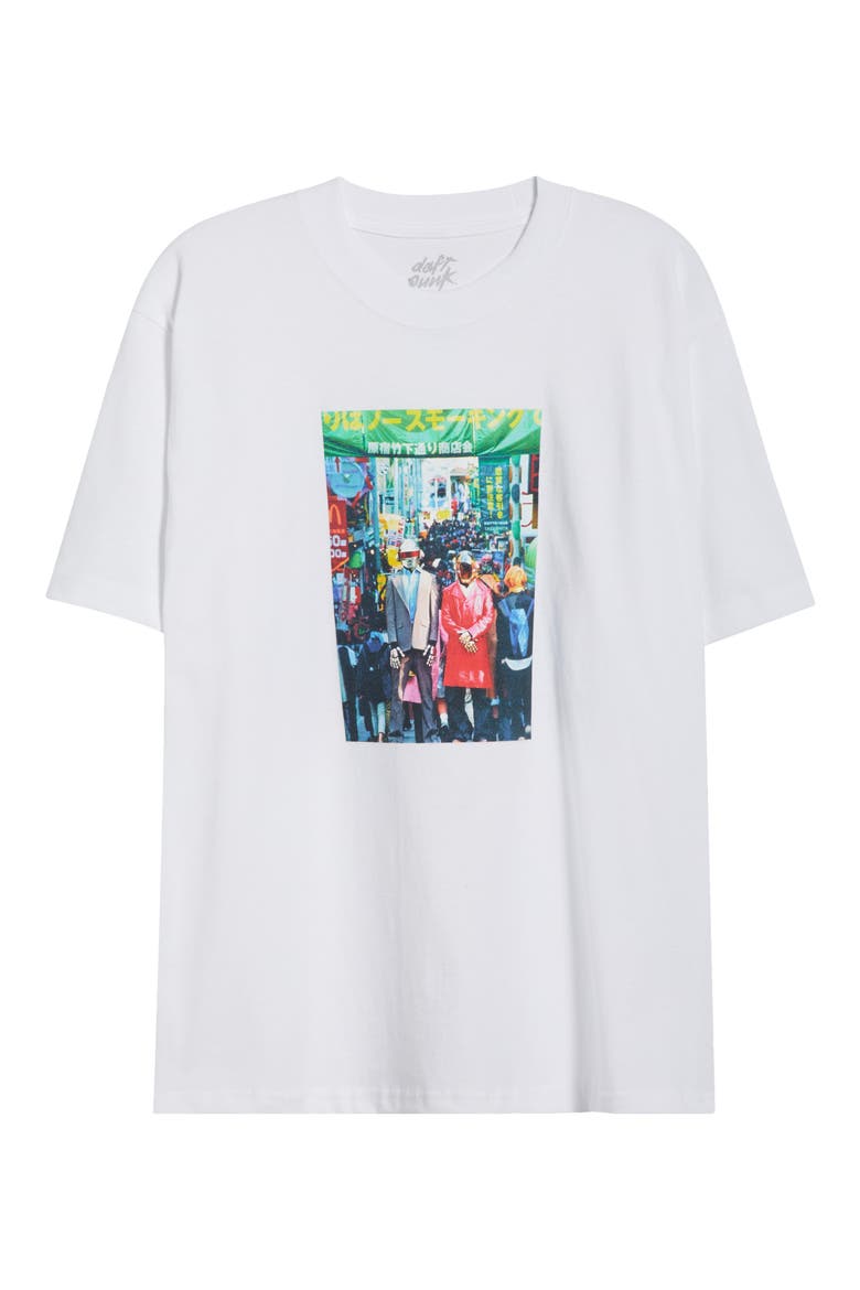 Harajuku Cotton Graphic T-Shirt, Alternate, color, WHITE