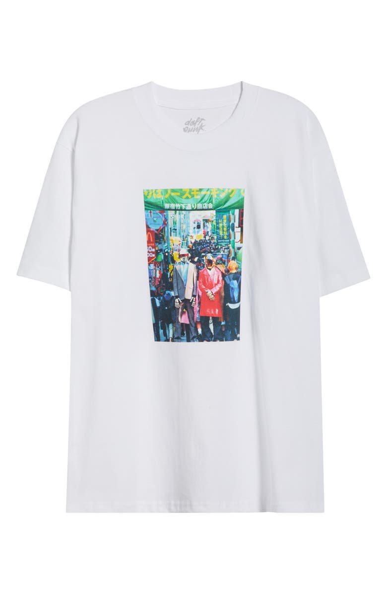PLEASURES Harajuku Cotton Graphic T-Shirt, Alternate, color, White