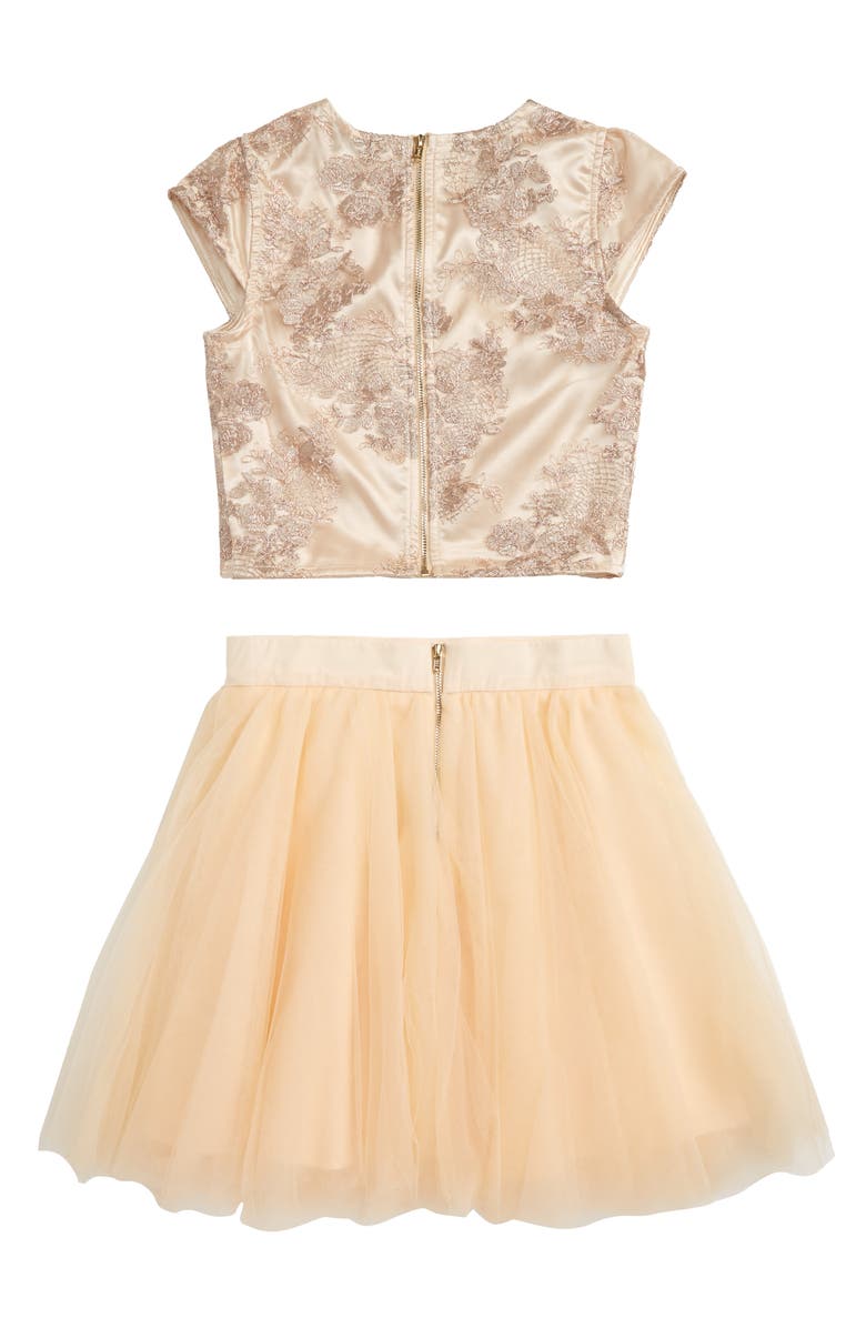 Miss Behave Brooke Meet & Greet Top & Skirt Set, Alternate, color,