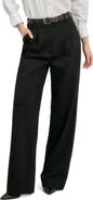 Favorite Daughter The Anywhere Pleated Wide Leg Pants