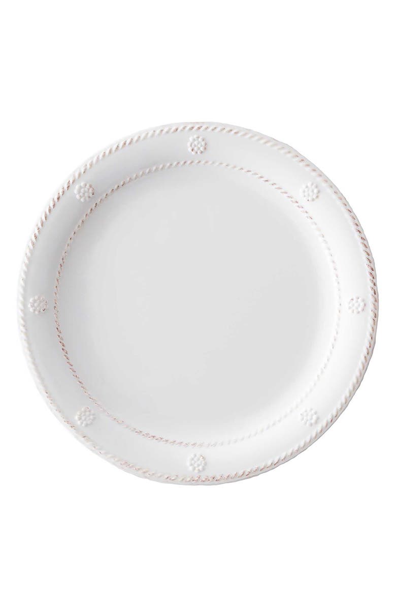 Juliska Berry & Thread Set of 4 Melamine Dessert Plates, Alternate, color, Whitewash