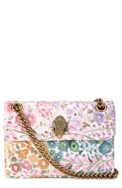 Floral Couture Mini Kensington Quilted Leather Crossbody Bag