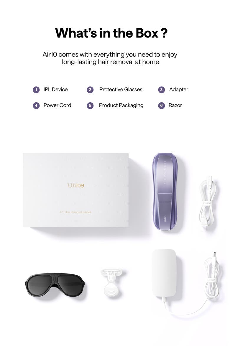 Ice Cooling IPL Hair Removal Device, Alternate, color, PURPLE