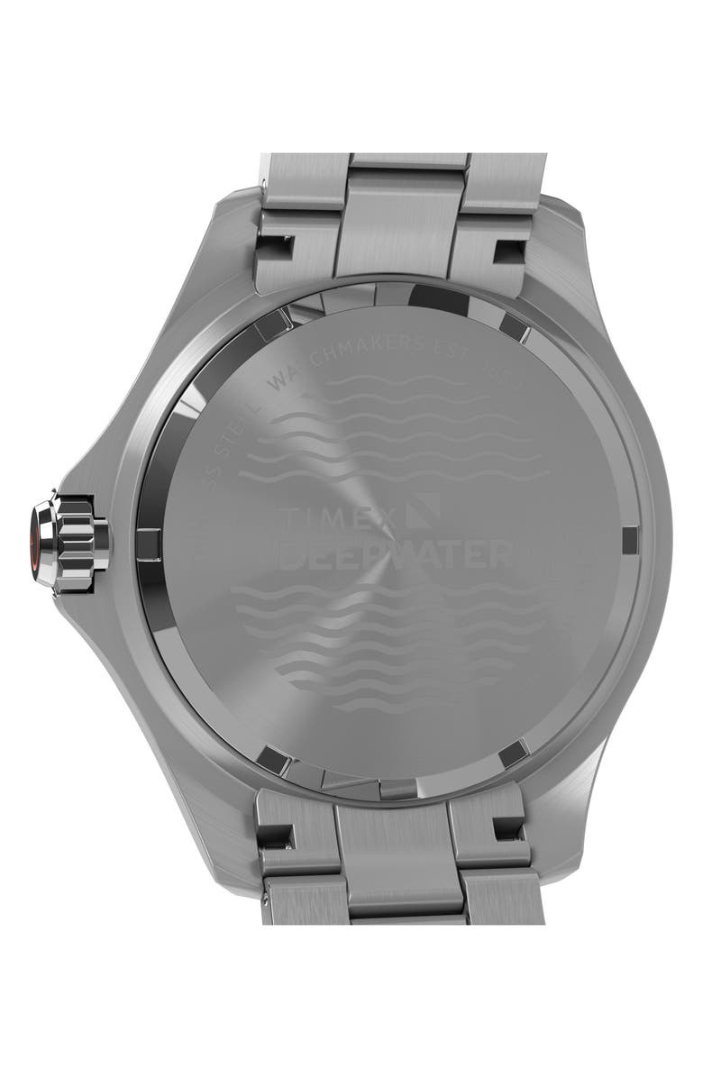 Timex<sup>®</sup> Deepwater Meridian 200 Bracelet Watch, 44mm, Alternate, color, Black